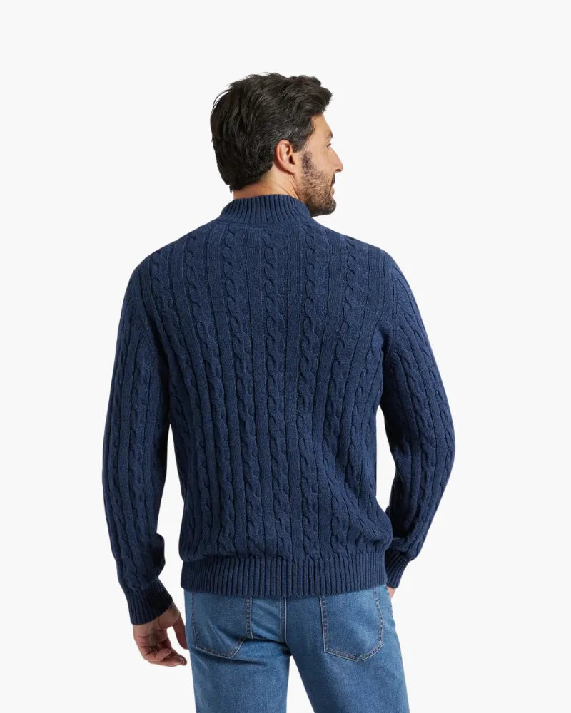 Halbzip Strickpullover