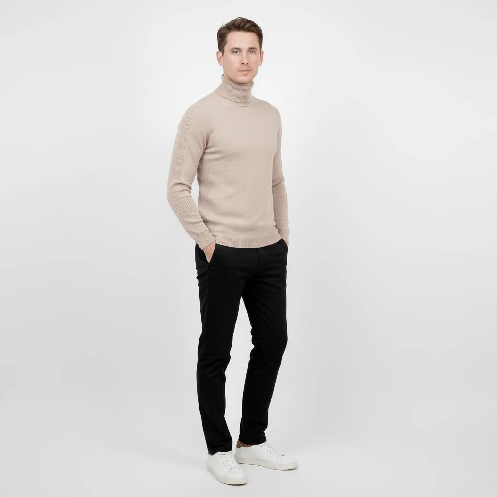 Merino-Rollkragenpullover
