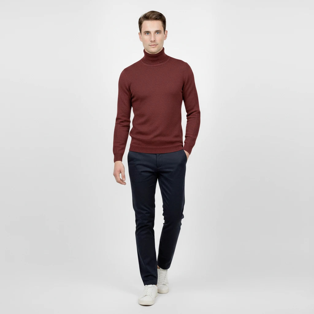 Merino-Rollkragenpullover