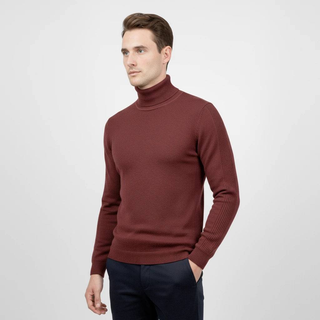 Merino-Rollkragenpullover
