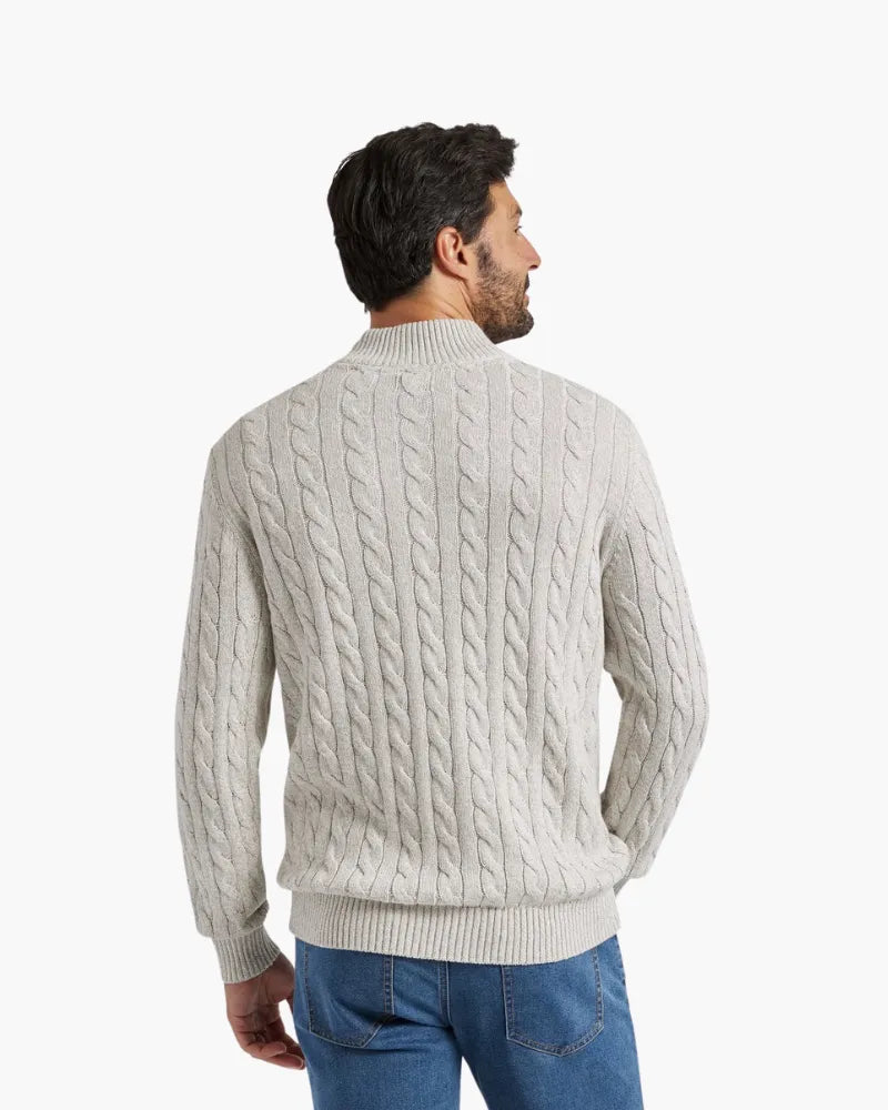 Halbzip Strickpullover