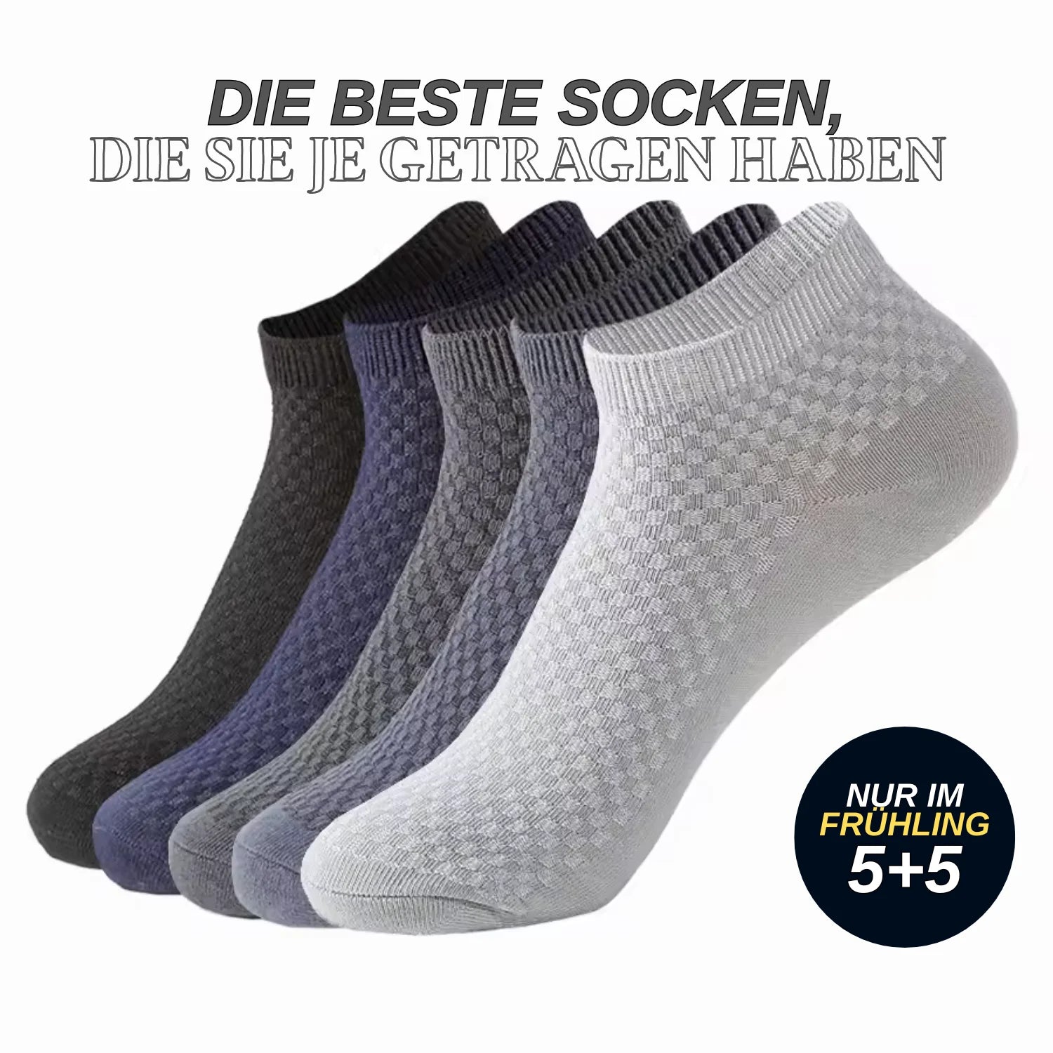Sneaker-Socken aus Bambusfasern UltraFresh