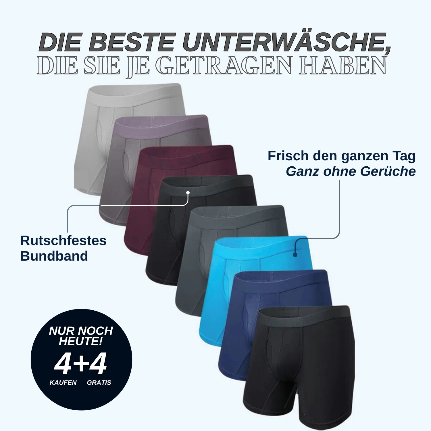 Dual Pouch Bambus Boxers
