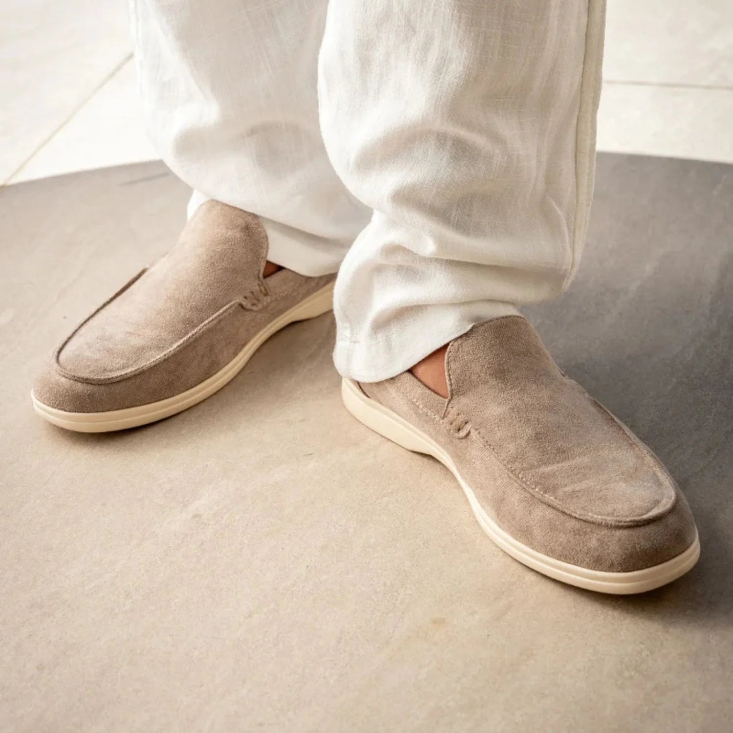 Old Money Suede Loafers