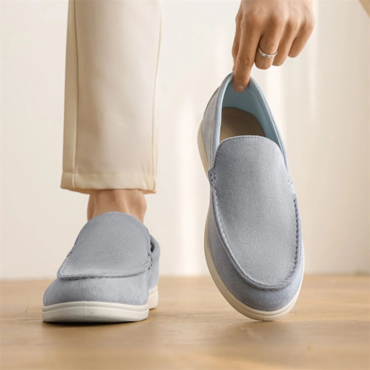 Old Money Suede Loafers