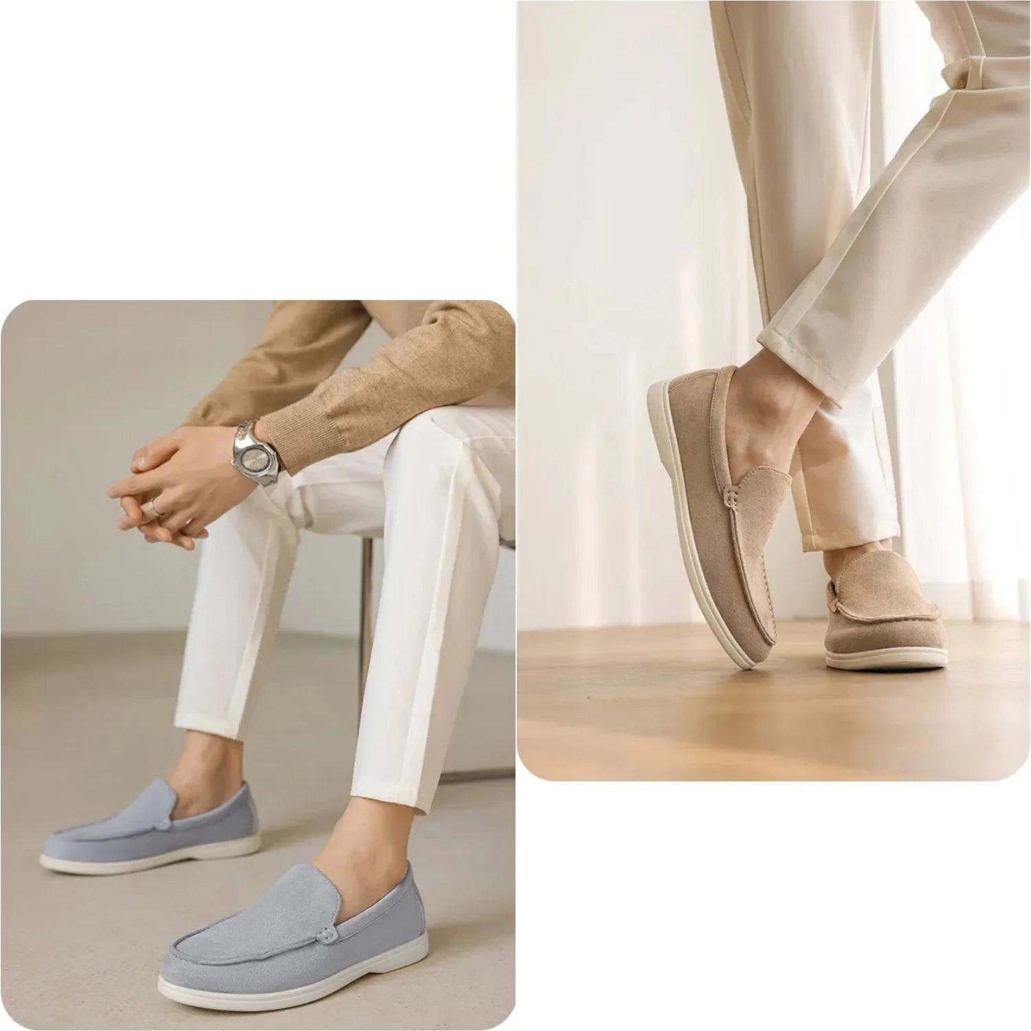 Old Money Suede Loafers