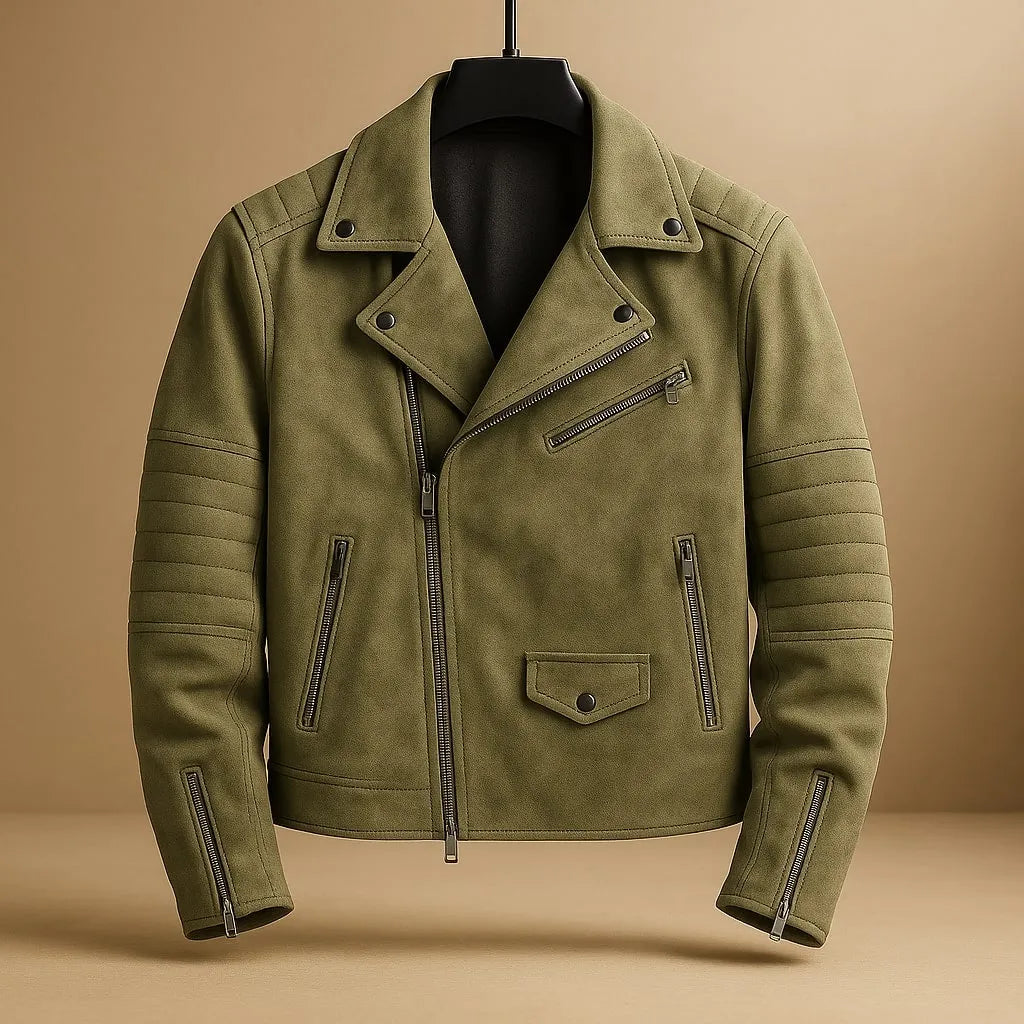 KERN Leder-Bikerjacke