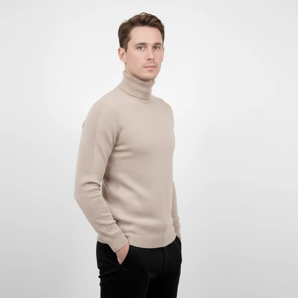 Merino-Rollkragenpullover