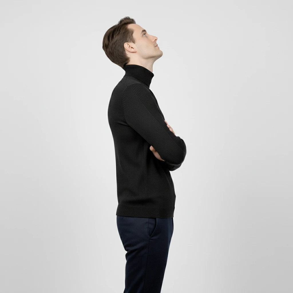 Merino-Rollkragenpullover