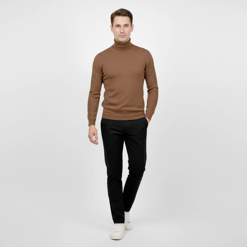 Merino-Rollkragenpullover