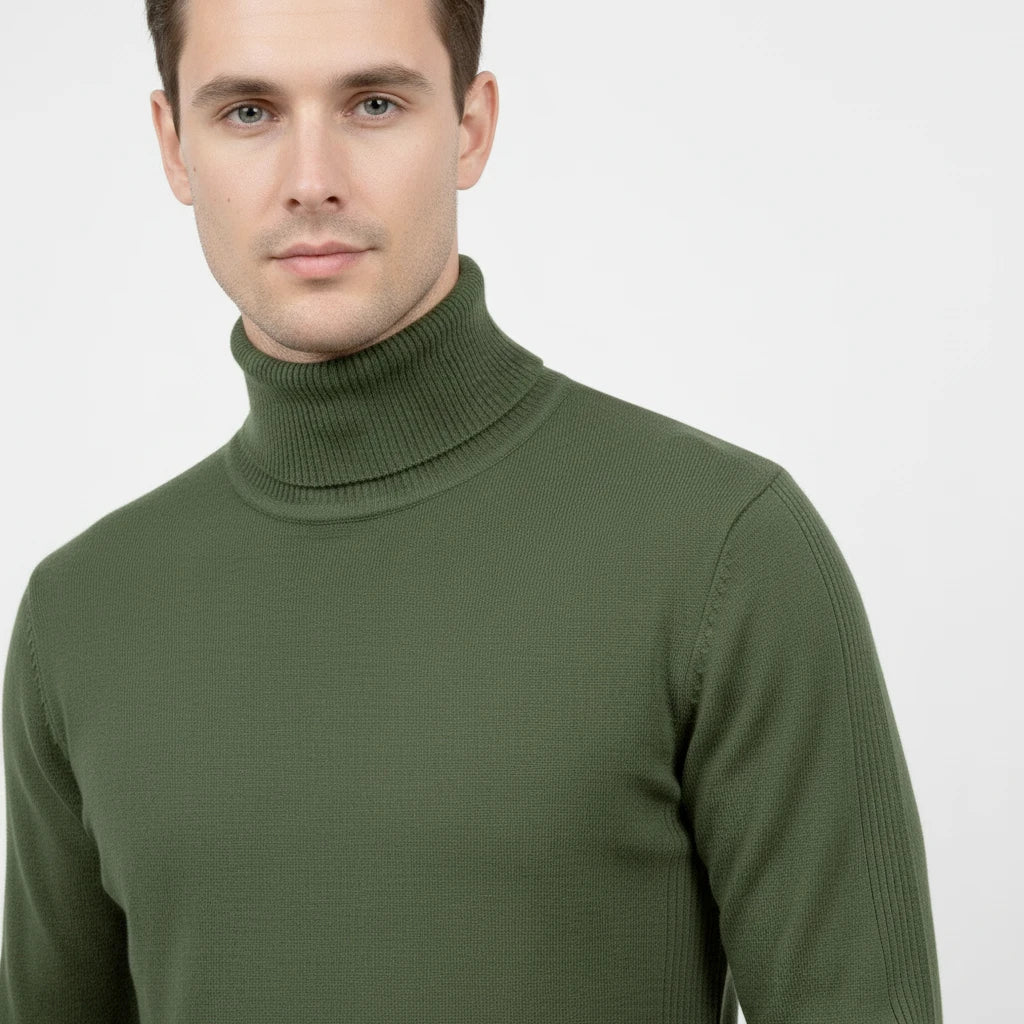Merino-Rollkragenpullover